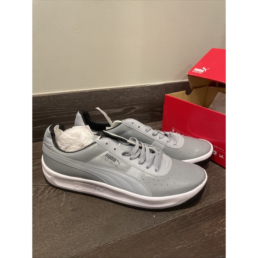 PUMA GV Special Men's Grey Leather Sneakers Size 13 Brand‎ New